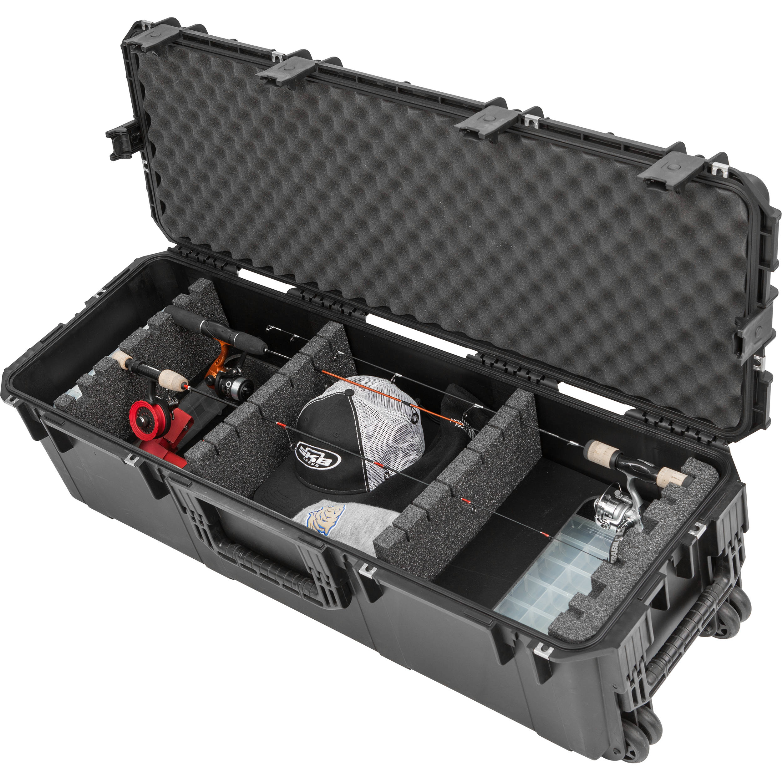 SKB iSeries 4213-12 Ultimate Ice Fishing Locker with Wheels (Black)