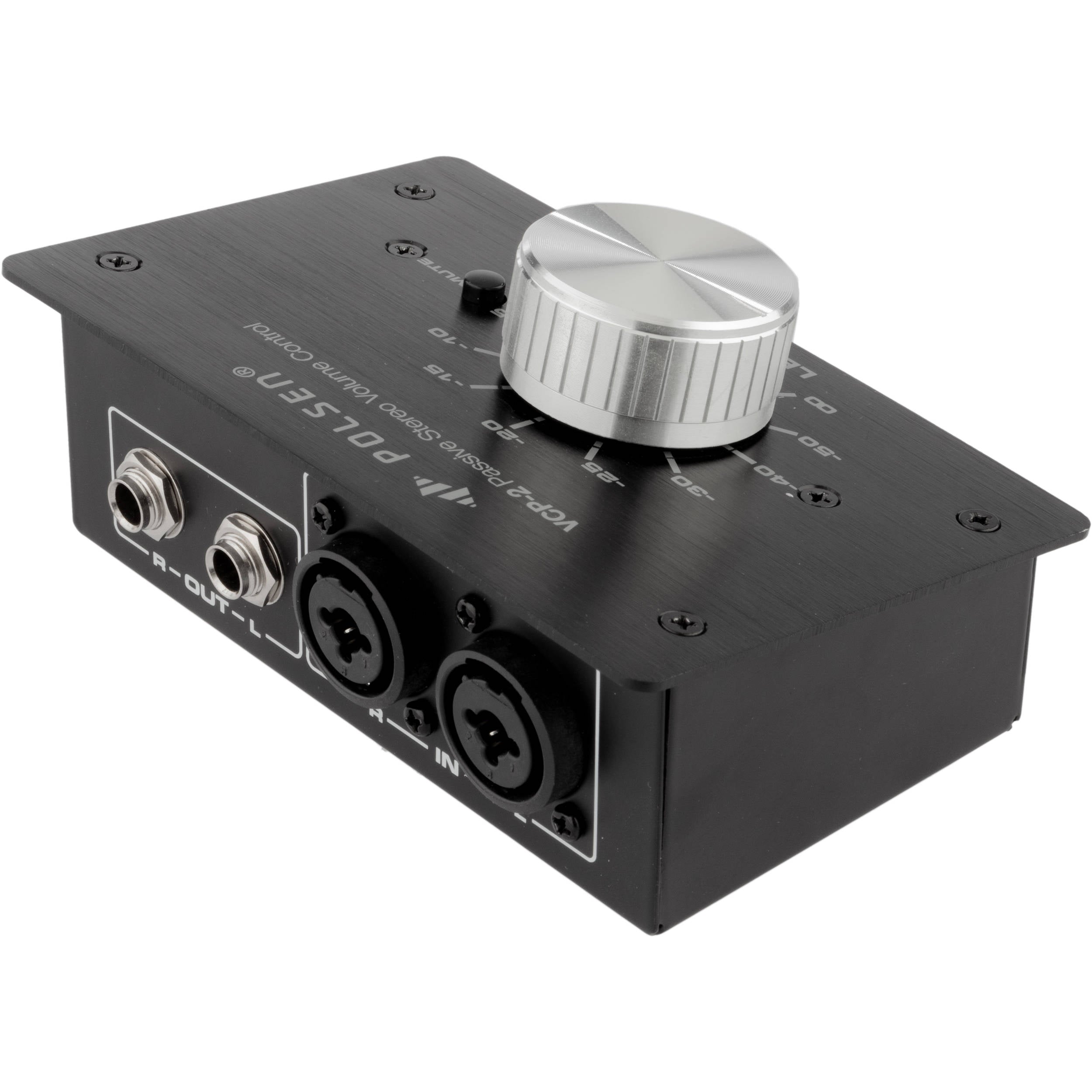 Polsen VCP-2 Passive Stereo Volume Controller for Powered Speakers