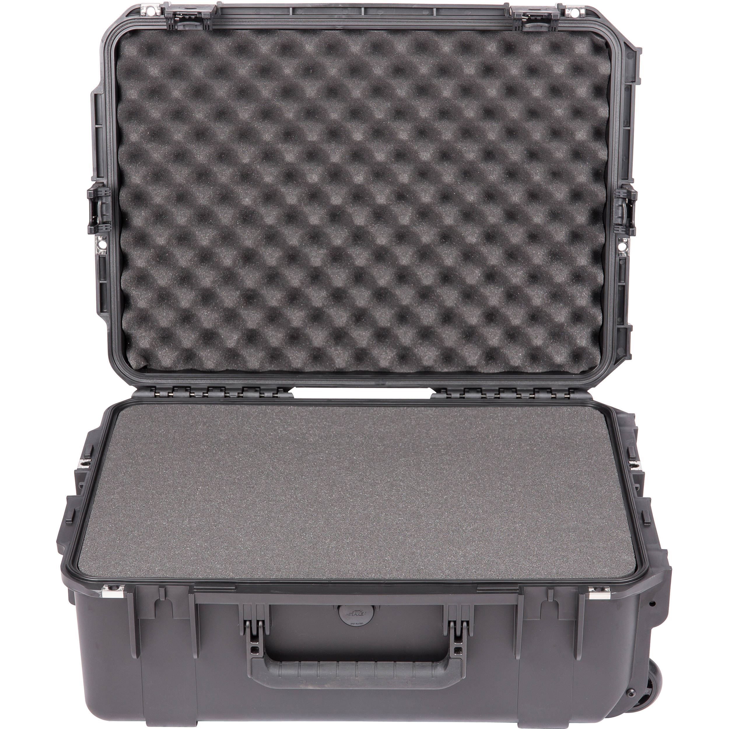 SKB iSeries 2215-8 Waterproof Utility Case with Wheels and Cubed Foam (Black)