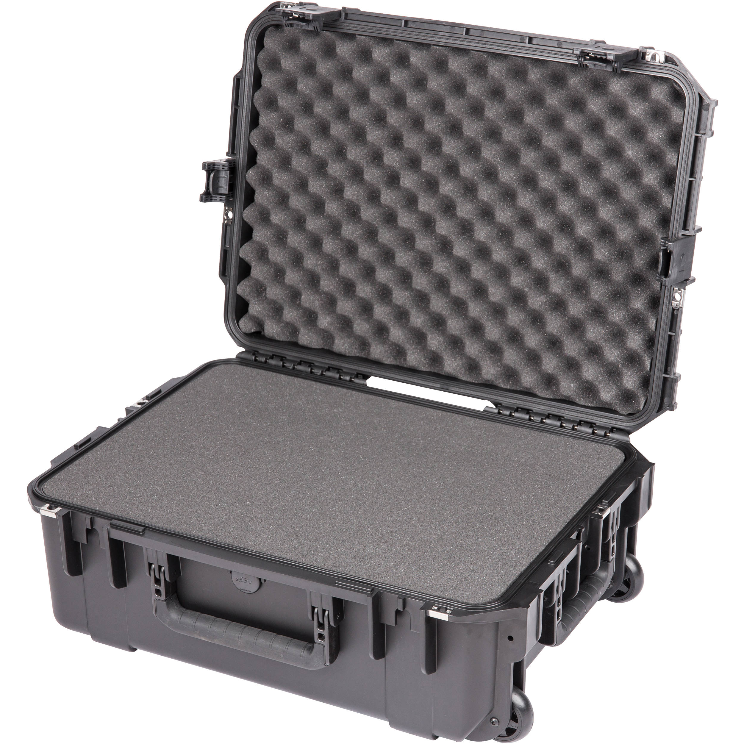 SKB iSeries 2215-8 Waterproof Utility Case with Wheels and Cubed Foam (Black)