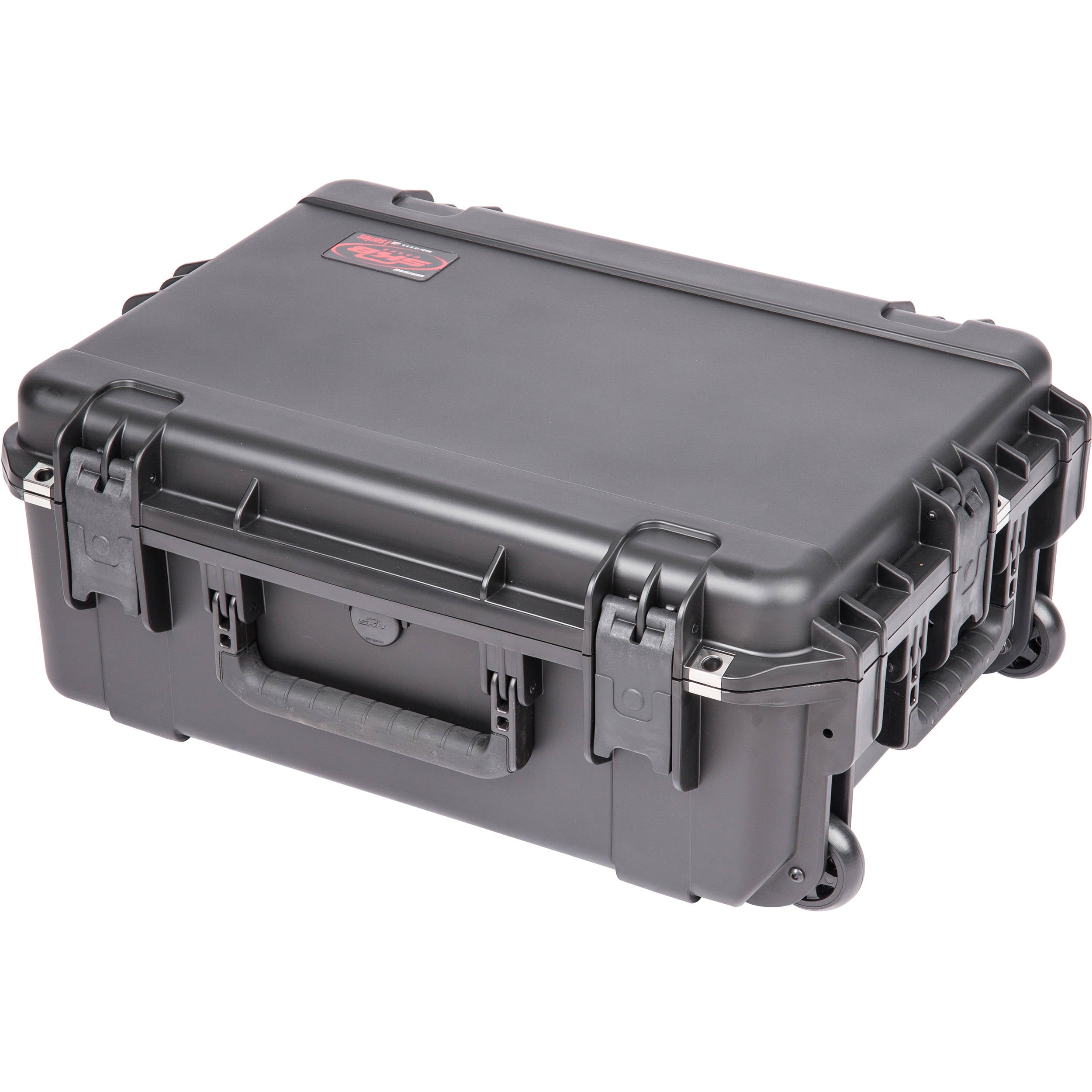 SKB iSeries 2215-8 Waterproof Utility Case with Wheels and Cubed Foam (Black)