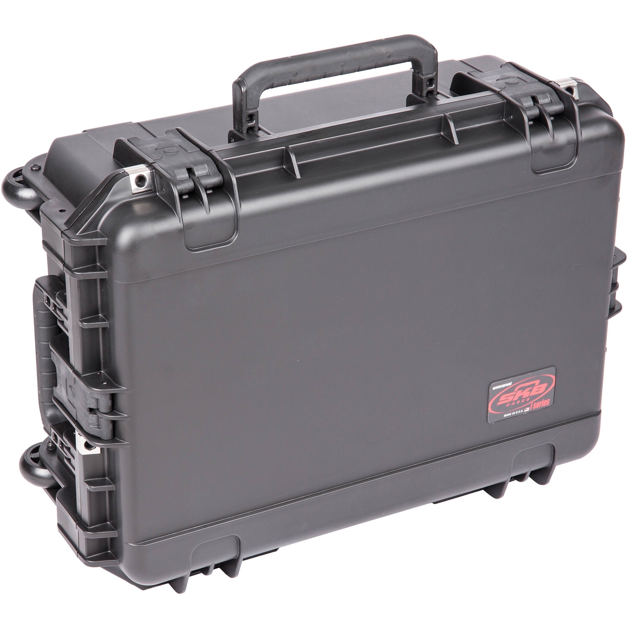 SKB iSeries 2215-8 Waterproof Utility Case with Wheels and Cubed Foam (Black)