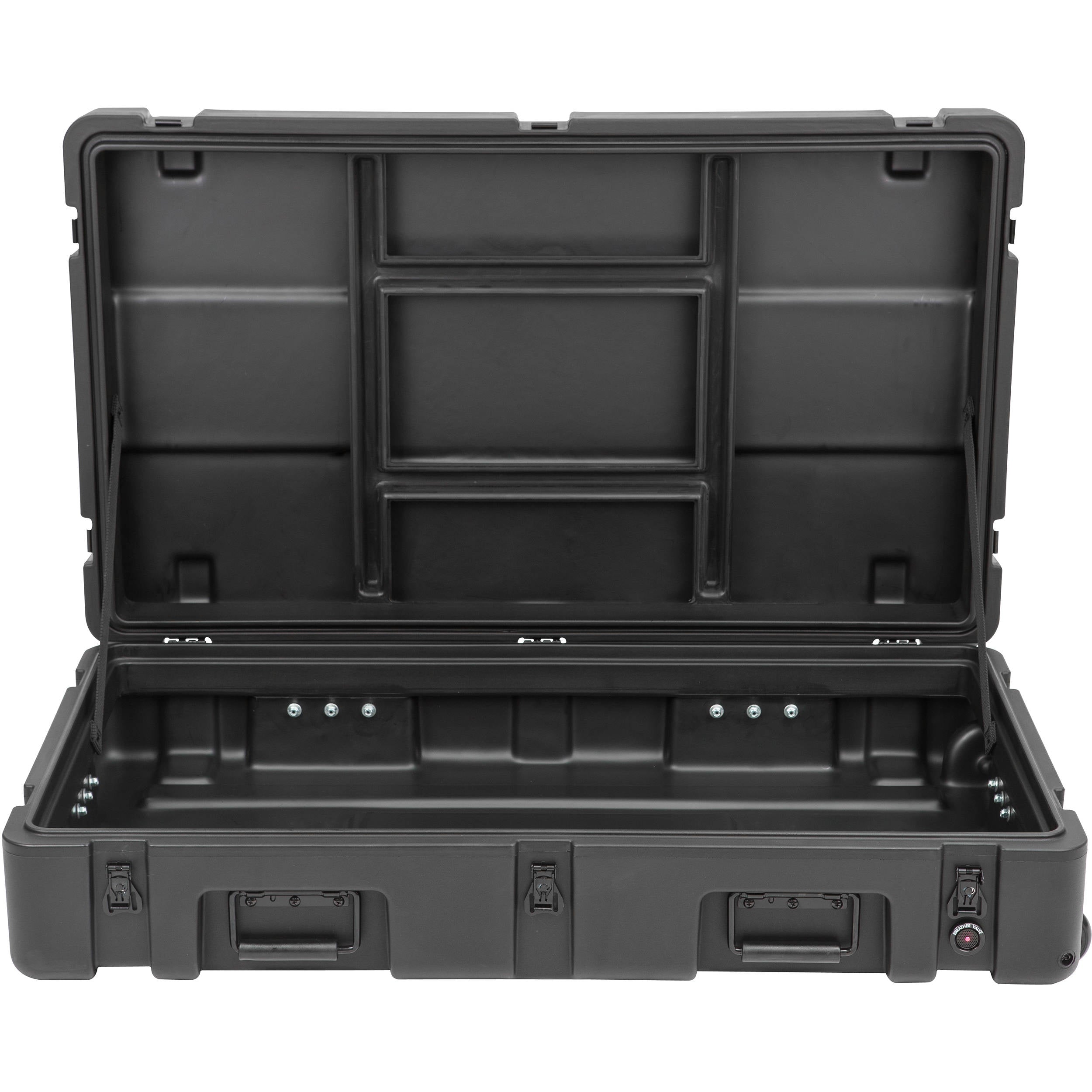 SKB R Series 3821-7 Waterproof Utility Case with Wheels (Black, No Foam)