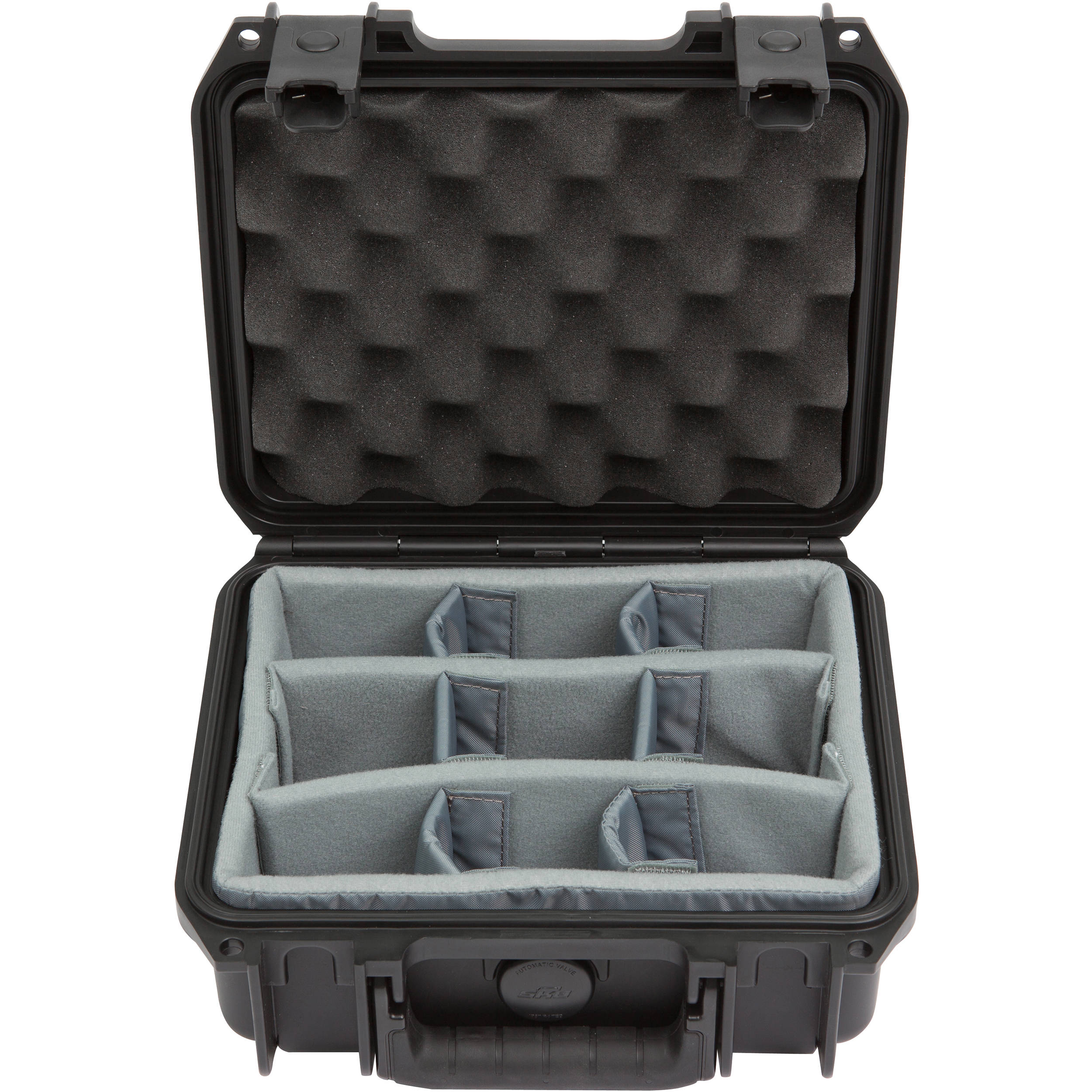SKB 3I-0907-4-DT Small Mil-Std Waterproof Case 4" Deep with Think Tank Designed Dividers (Black)