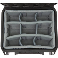 SKB 3I-0907-4-DT Small Mil-Std Waterproof Case 4" Deep with Think Tank Designed Dividers (Black)