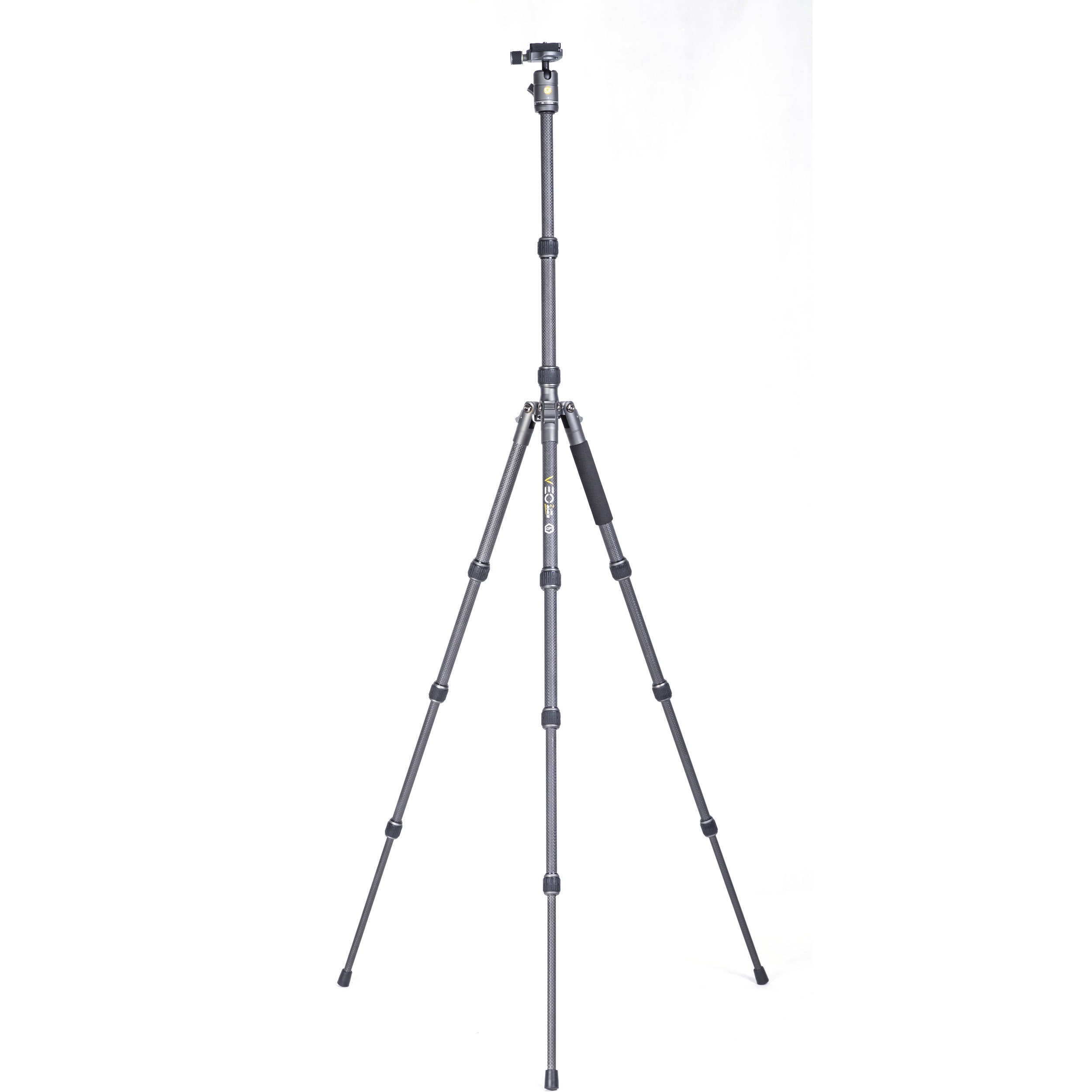 Vanguard VEO 3 GO 204AB Aluminum Tripod/Monopod with T-45 Ball Head, Smartphone Connector, and Bluetooth Remote