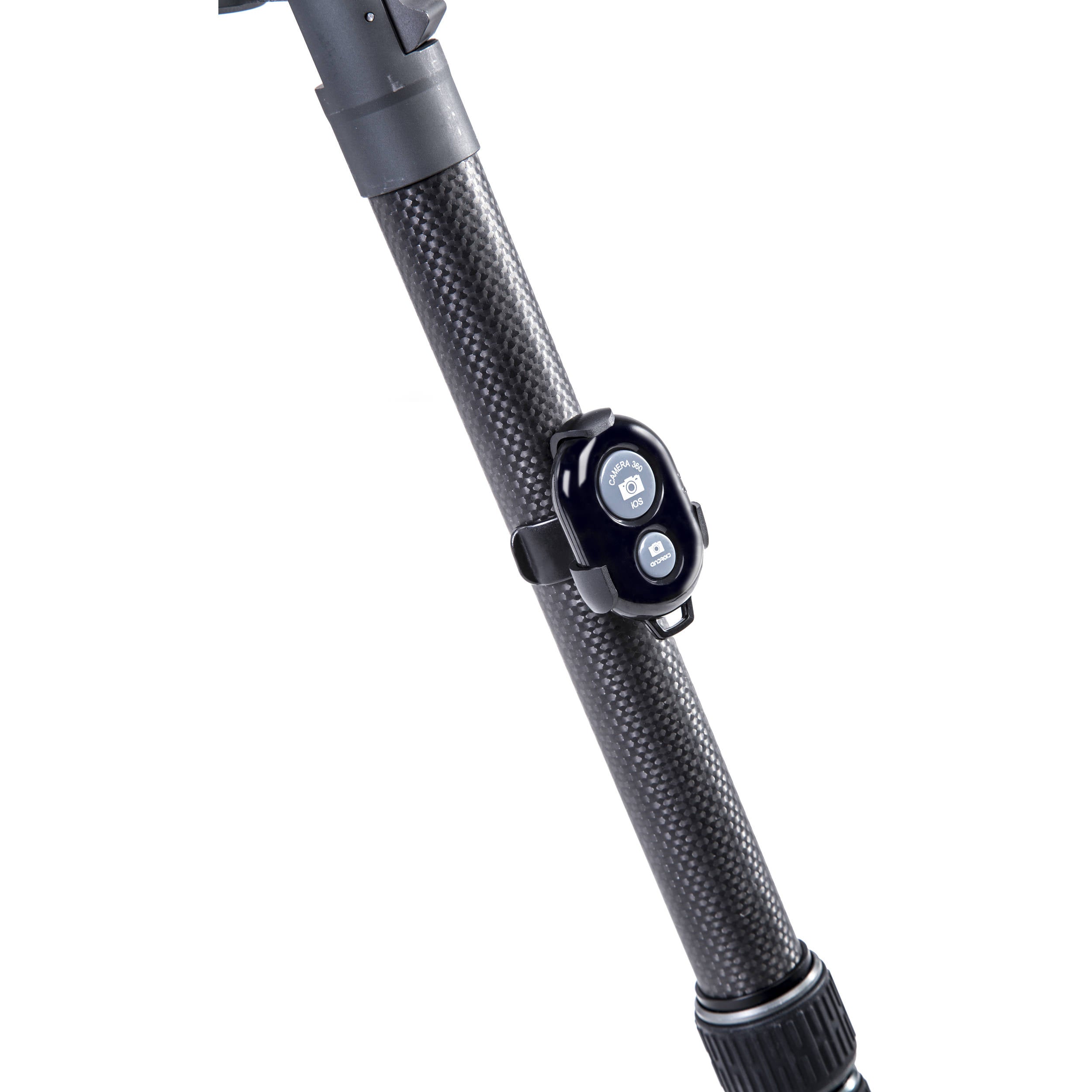 Vanguard VEO 3 GO 265HAB Aluminum Tripod/Monopod with BH-120 Ball Head, Smartphone Connector, and Bluetooth Remote