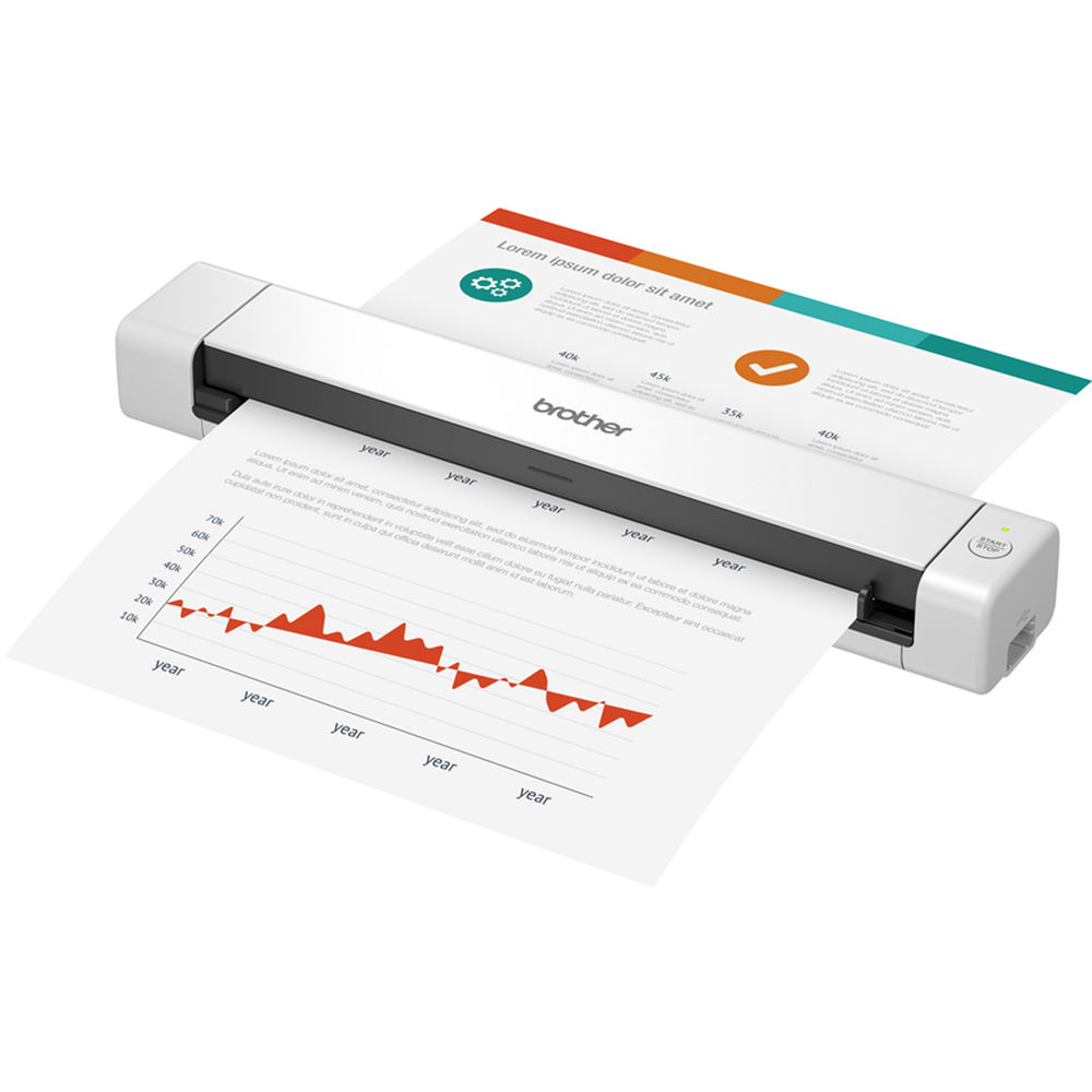 Brother DS640 Compact Mobile Document Scanner