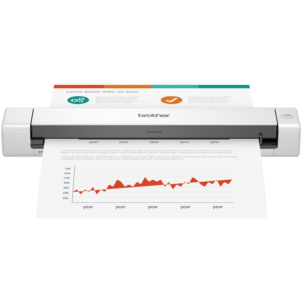 Brother DS640 Compact Mobile Document Scanner