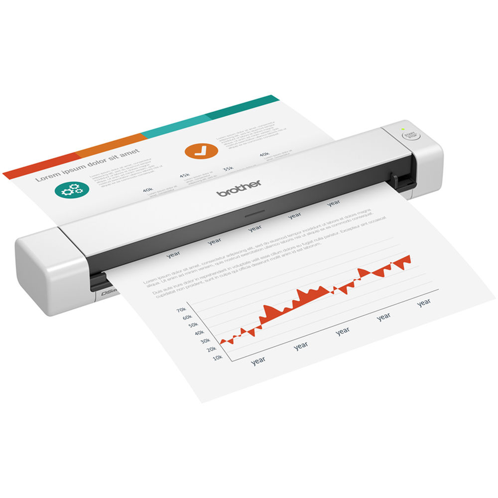 Brother DS640 Compact Mobile Document Scanner