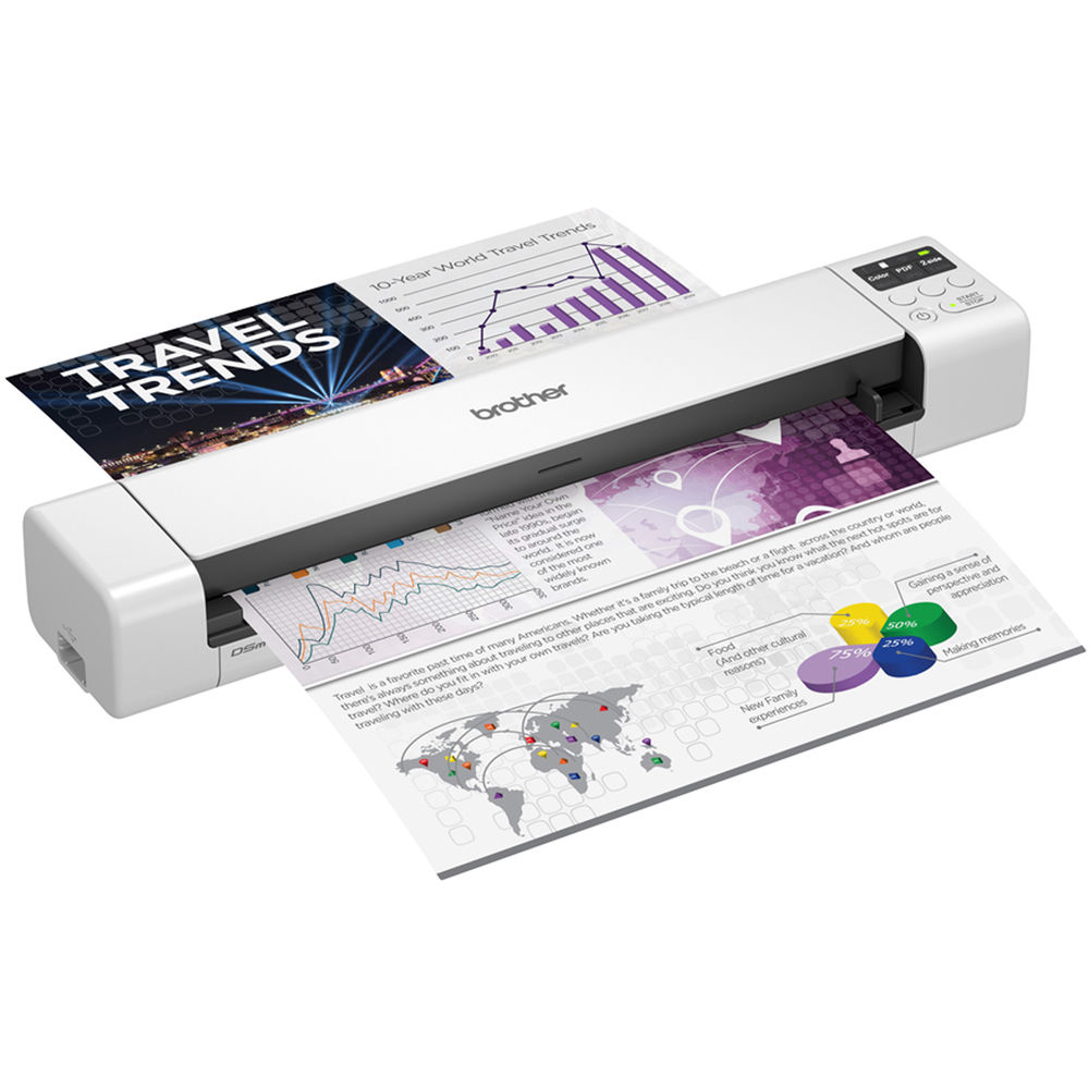 Brother DS940DW Duplex and Wireless Compact Mobile Document Scanner