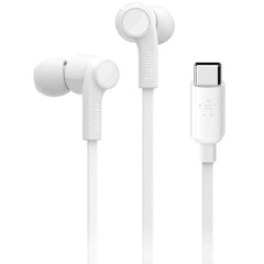 Belkin RockStar In-Ear Headphones with USB Type-C Connector (White)
