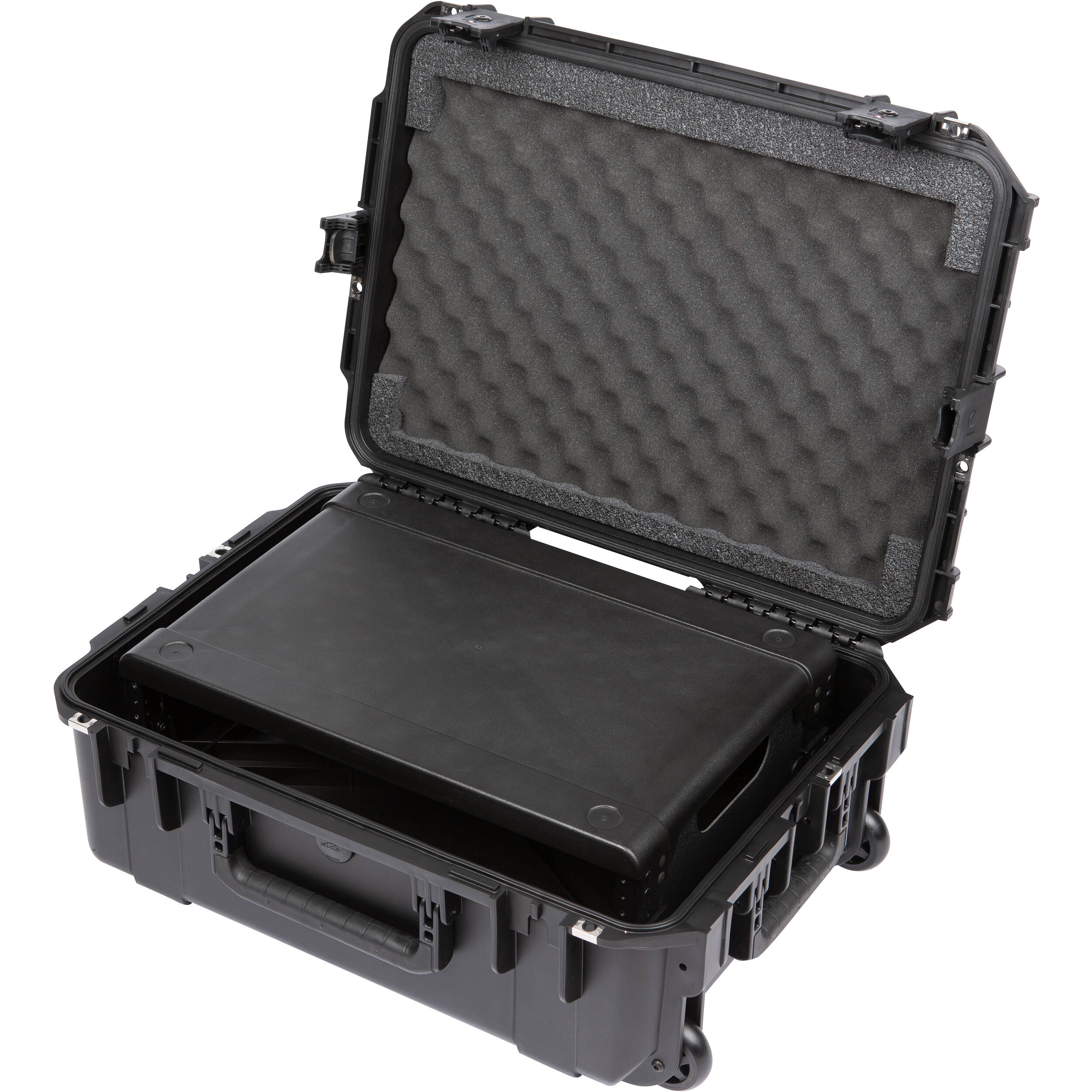 SKB iSeries Injection-Molded 13" Fly Rack with Wheels (2 RU)