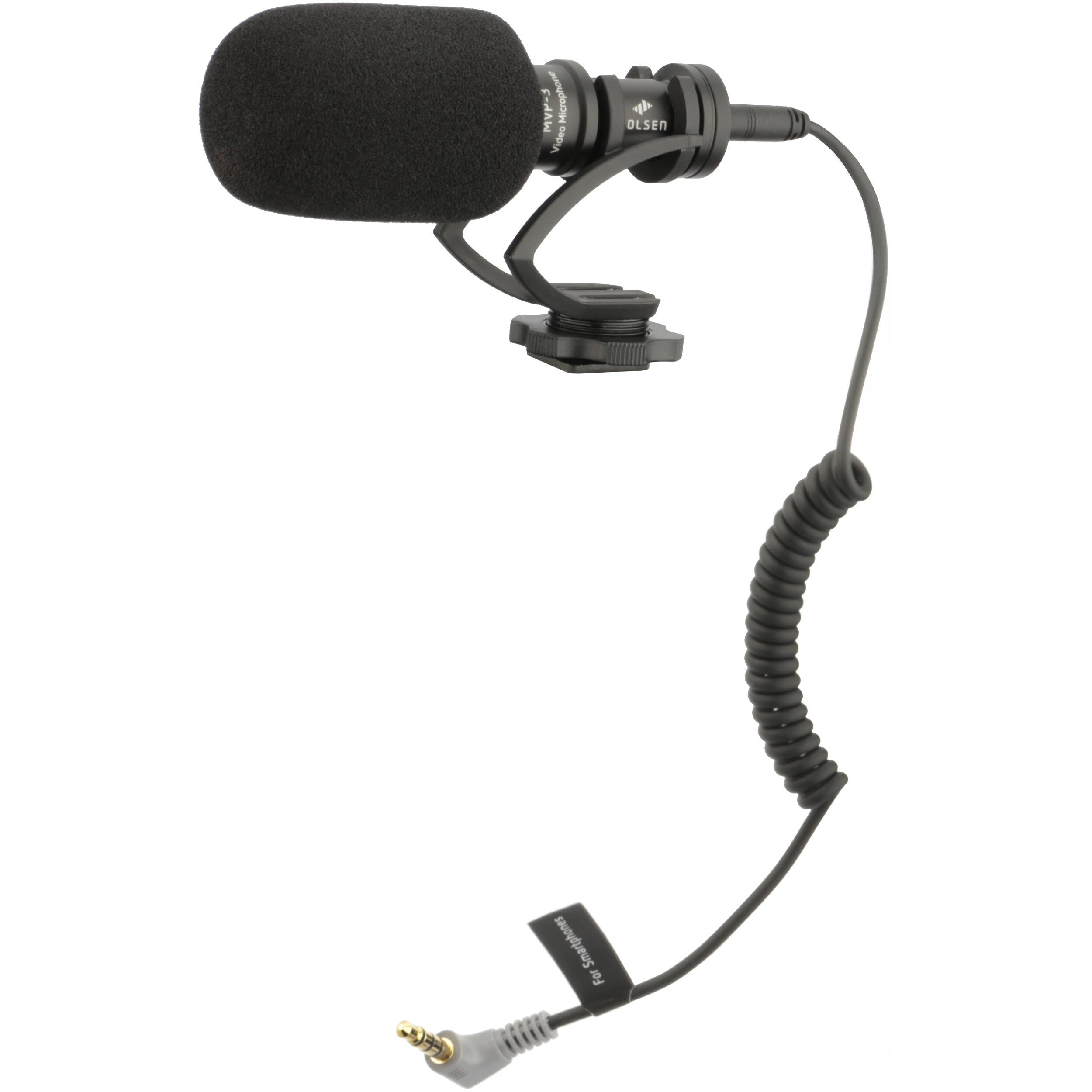 Polsen MVP-3 Micro Directional Shotgun Microphone for DSLR, Smartphones, and Portable Recorders