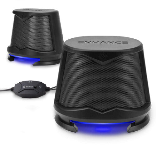 Enhance SB2 High-Excursion USB Speakers (Blue)