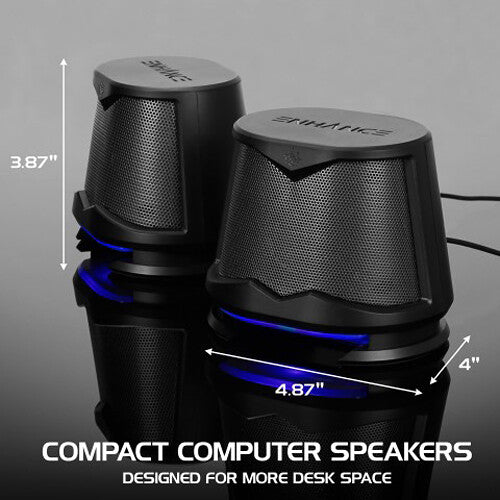 Enhance SB2 High-Excursion USB Speakers (Blue)