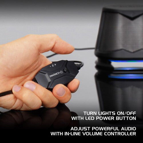 Enhance SB2 High-Excursion USB Speakers (Blue)