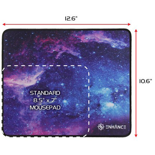 Enhance Voltaic XL Pro Gaming Mouse Pad (12.6 x 10.6", Green)