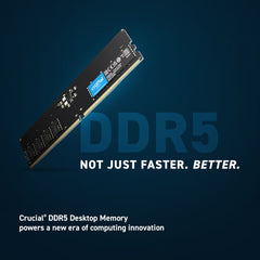 Crucial 32GB DDR5 4800 MHz UDIMM Memory Module (1 x 32GB)