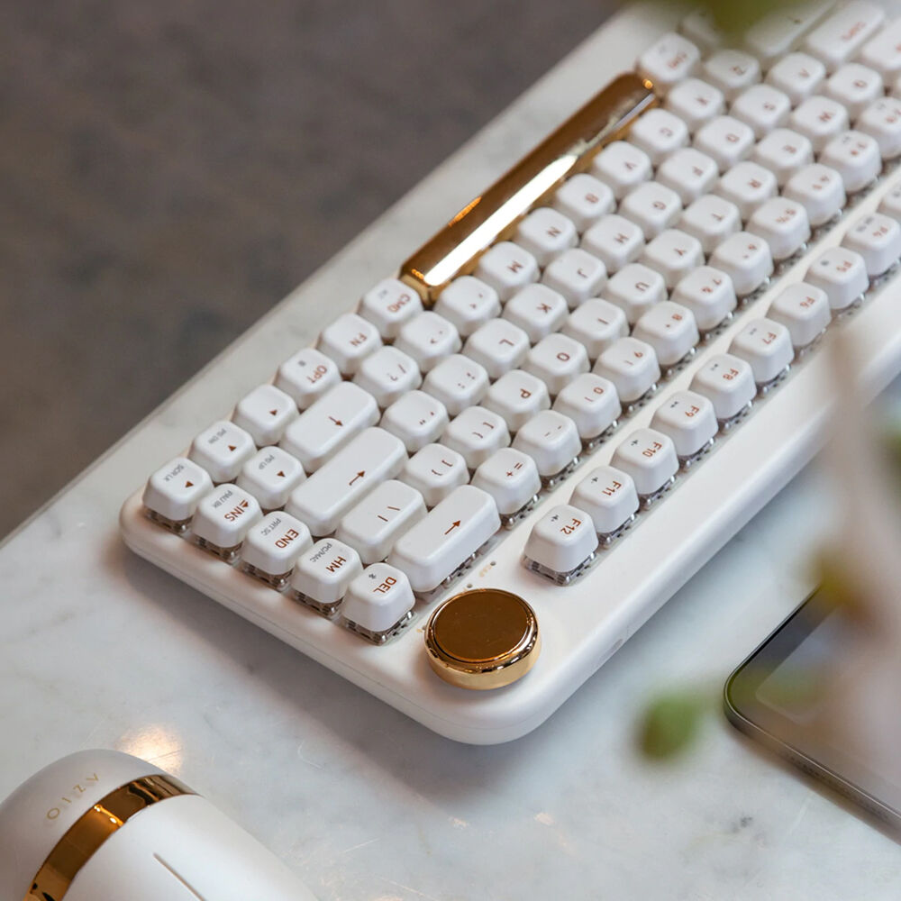 AZIO IZO Wireless Keyboard (White Blossom)