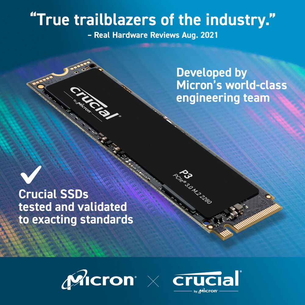 Crucial 4TB P3 NVMe PCIe 3.0 M.2 Internal SSD