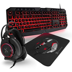 X9 Performance 4-in-1 Gaming Bundle with Keyboard, Mouse, Headset and Mousepad