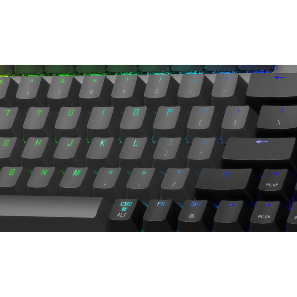 AZIO FOQO Pro Wireless Hot-Swappable Keyboard (Space Gray Light)