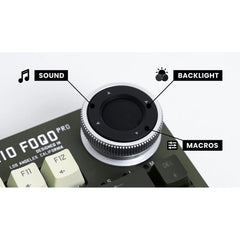 AZIO FOQO Pro Wireless Hot-Swappable Keyboard (Space Gray Light)