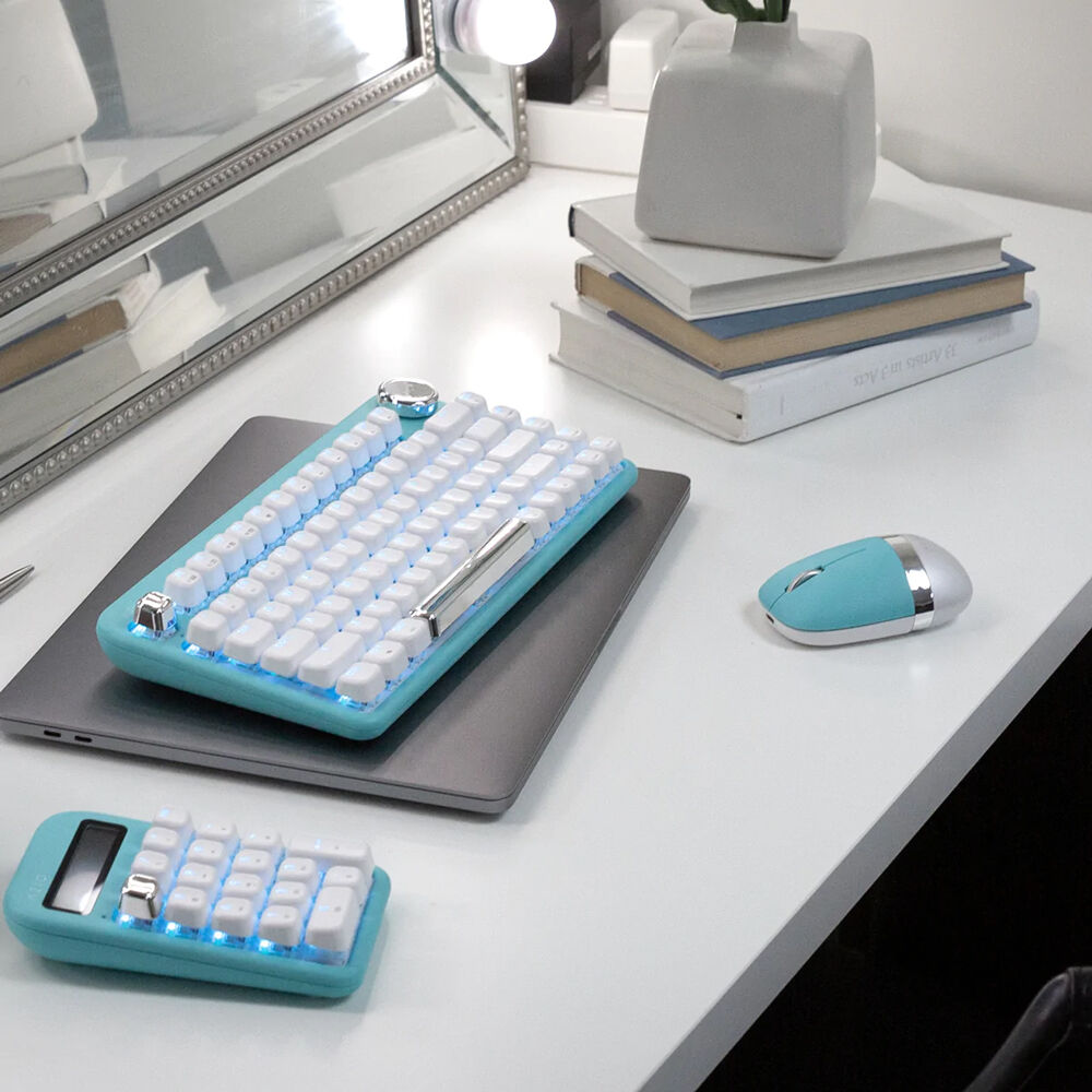 AZIO IZO Wireless Mouse (Mint Daisy)