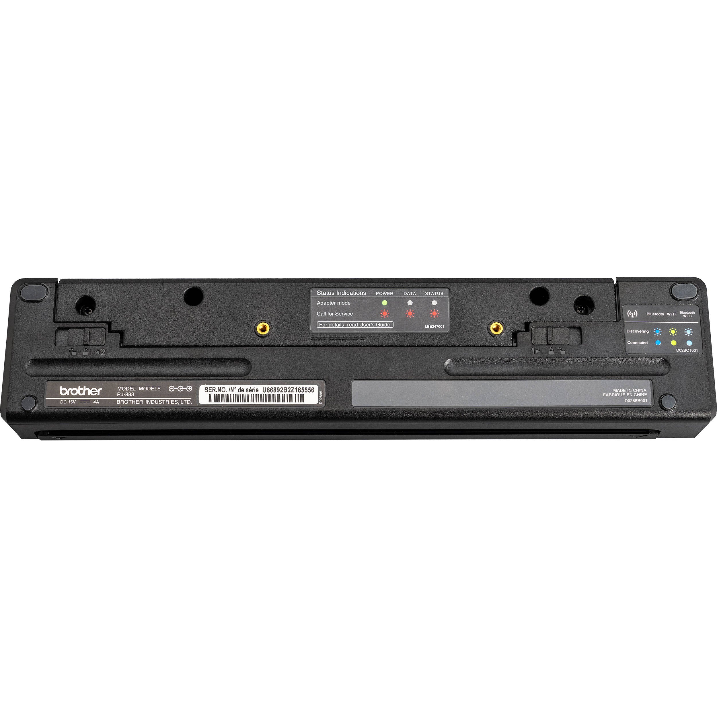 Brother PocketJet PJ-883 300 dpi Mobile Thermal Monochrome Printer with USB-C, Wi-Fi & Bluetooth
