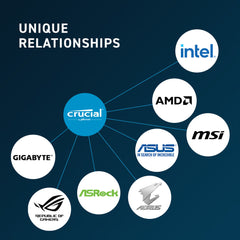 Crucial 32GB Laptop DDR5 5200 MHz SO-DIMM Memory Module