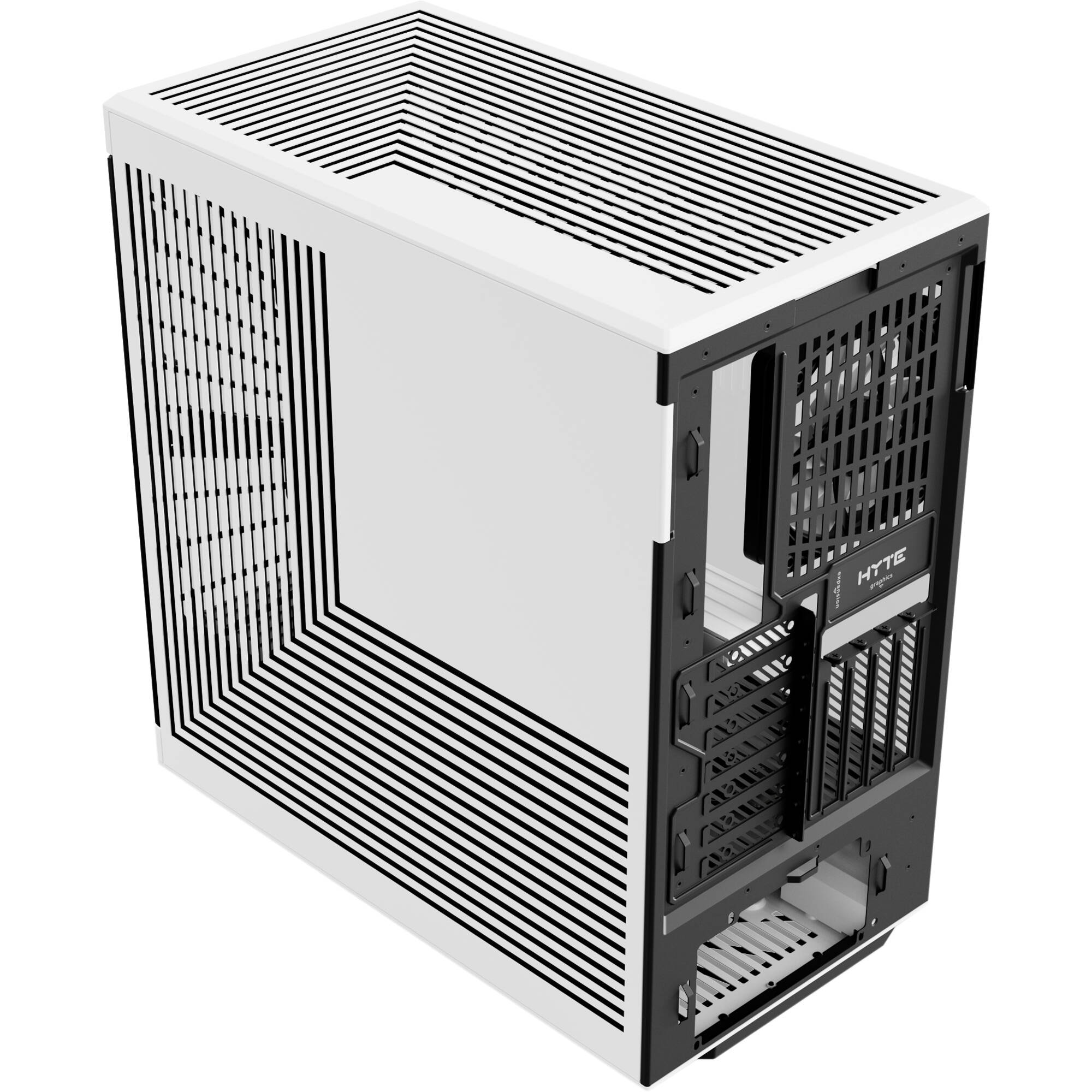 HYTE Y40 Mid-Tower Computer Case (White / Black)