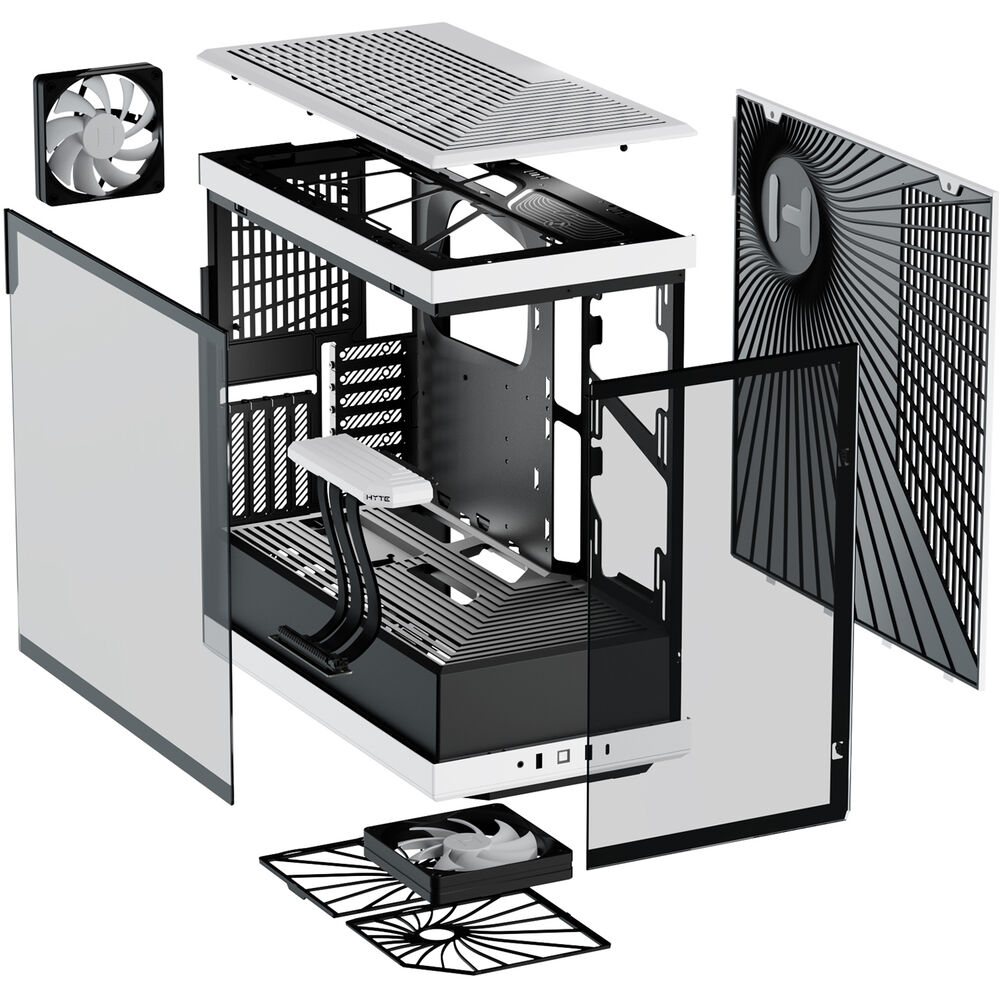 HYTE Y40 Mid-Tower Computer Case (White / Black)