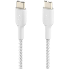 Belkin BoostCharge Braided USB-C Cable (3.3', White)