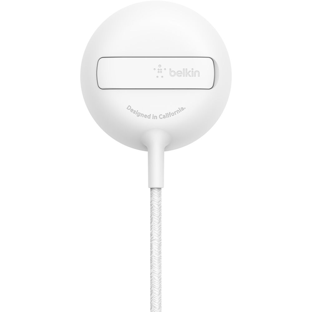 Belkin BoostCharge Portable Wireless Charger Pad with Official MagSafe Charging (White)