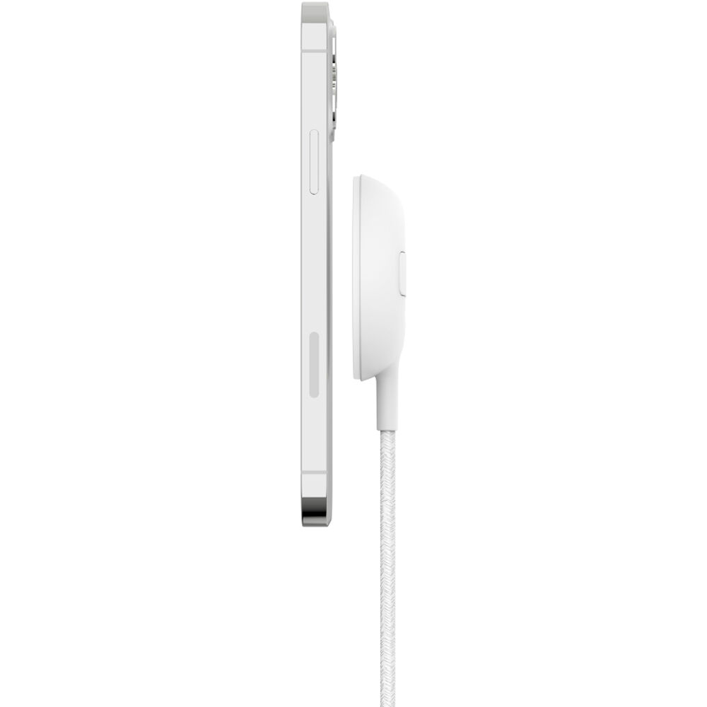 Belkin BoostCharge Portable Wireless Charger Pad with Official MagSafe Charging (White)