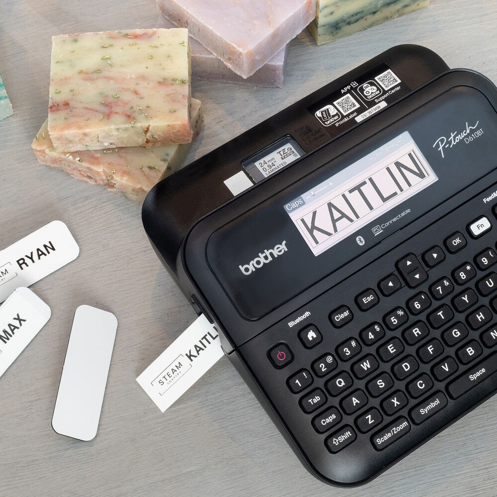 Brother PTD610BTVP P-Touch Business Professional Connected Label Maker with Carry Case