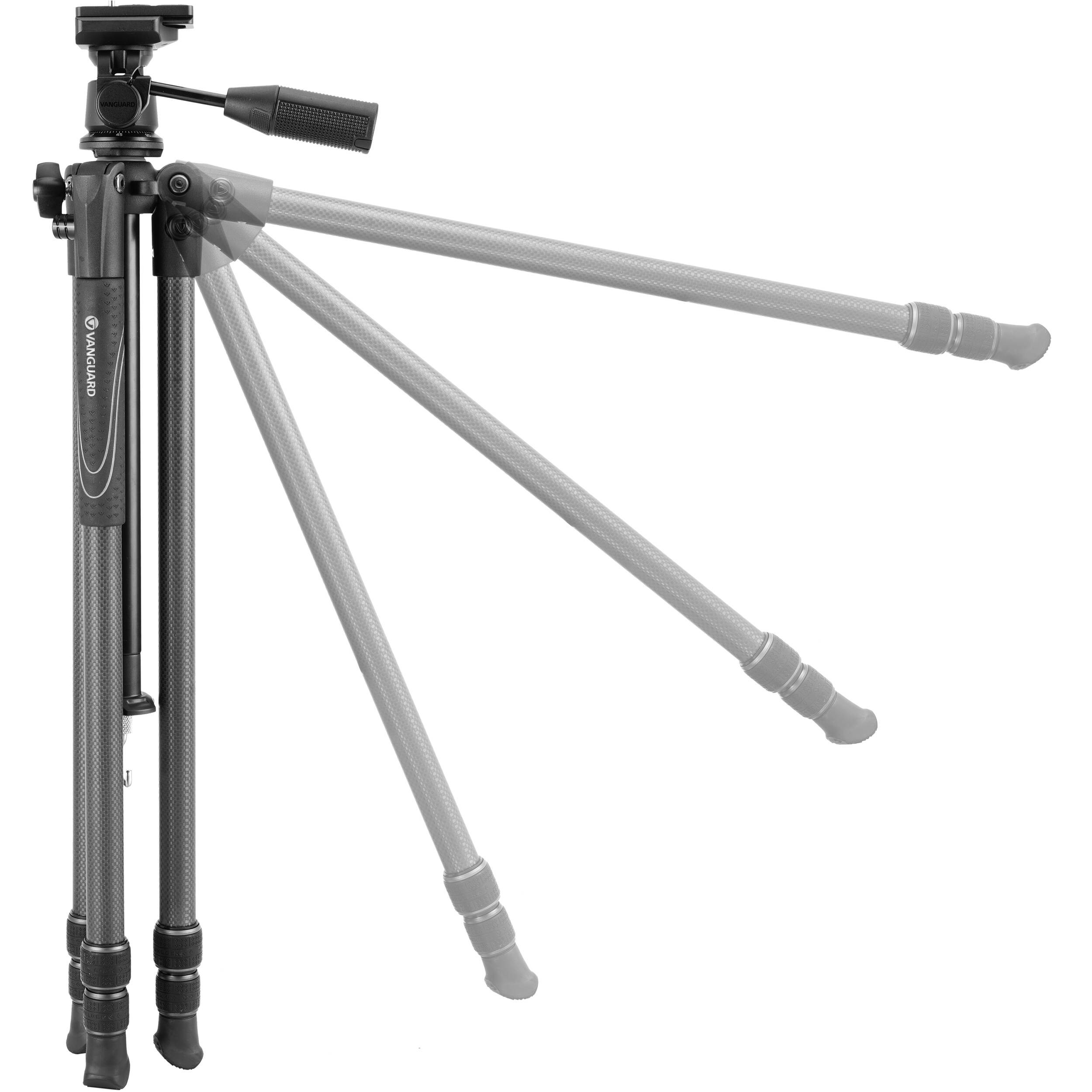 Vanguard VEO 2 Pro 233 Carbon Fiber Tripod with PH-26 Pan Head (61", Black & Gray)