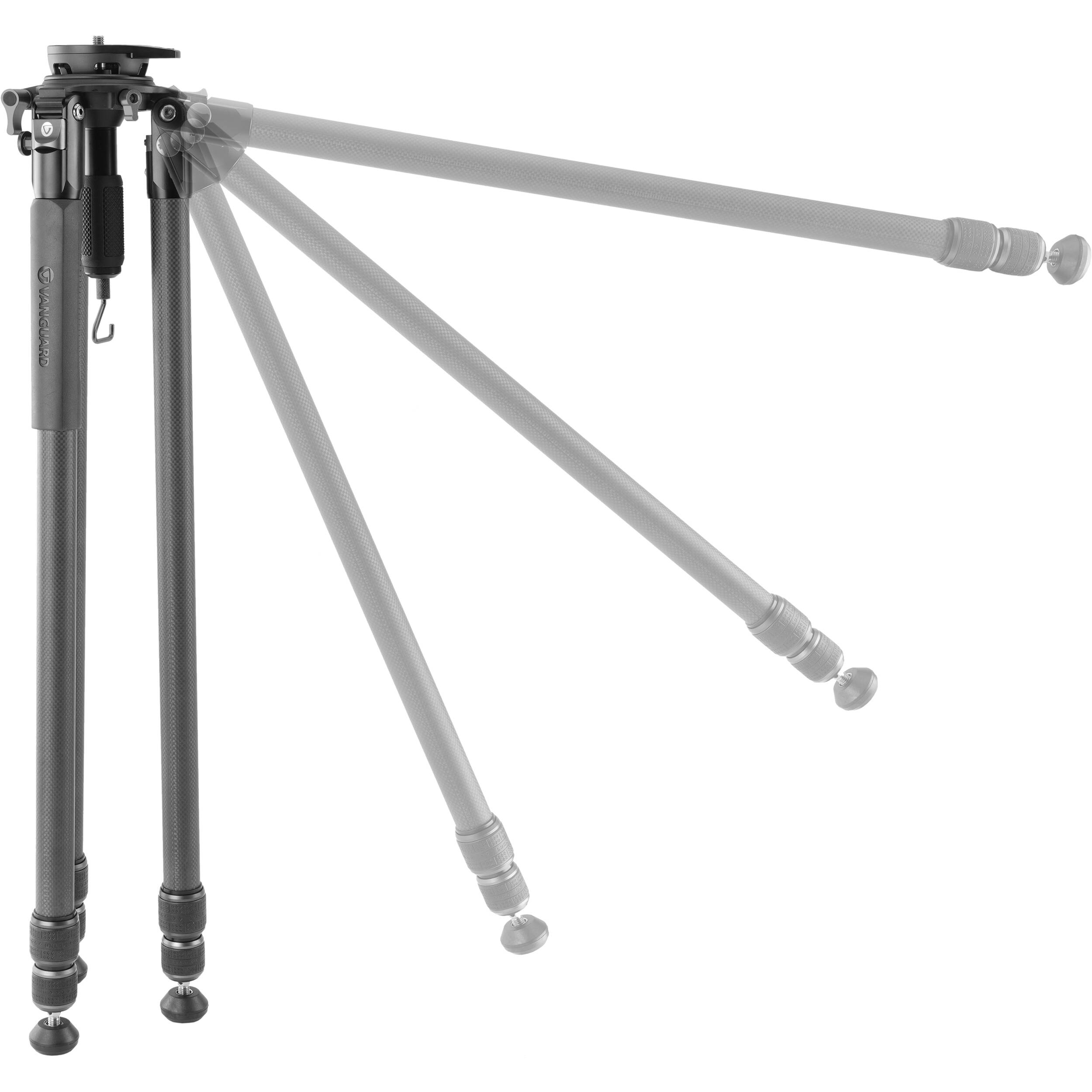 Vanguard Endeavor RL 303CGM Carbon Fiber Rifle Tripod with GM-70 Head