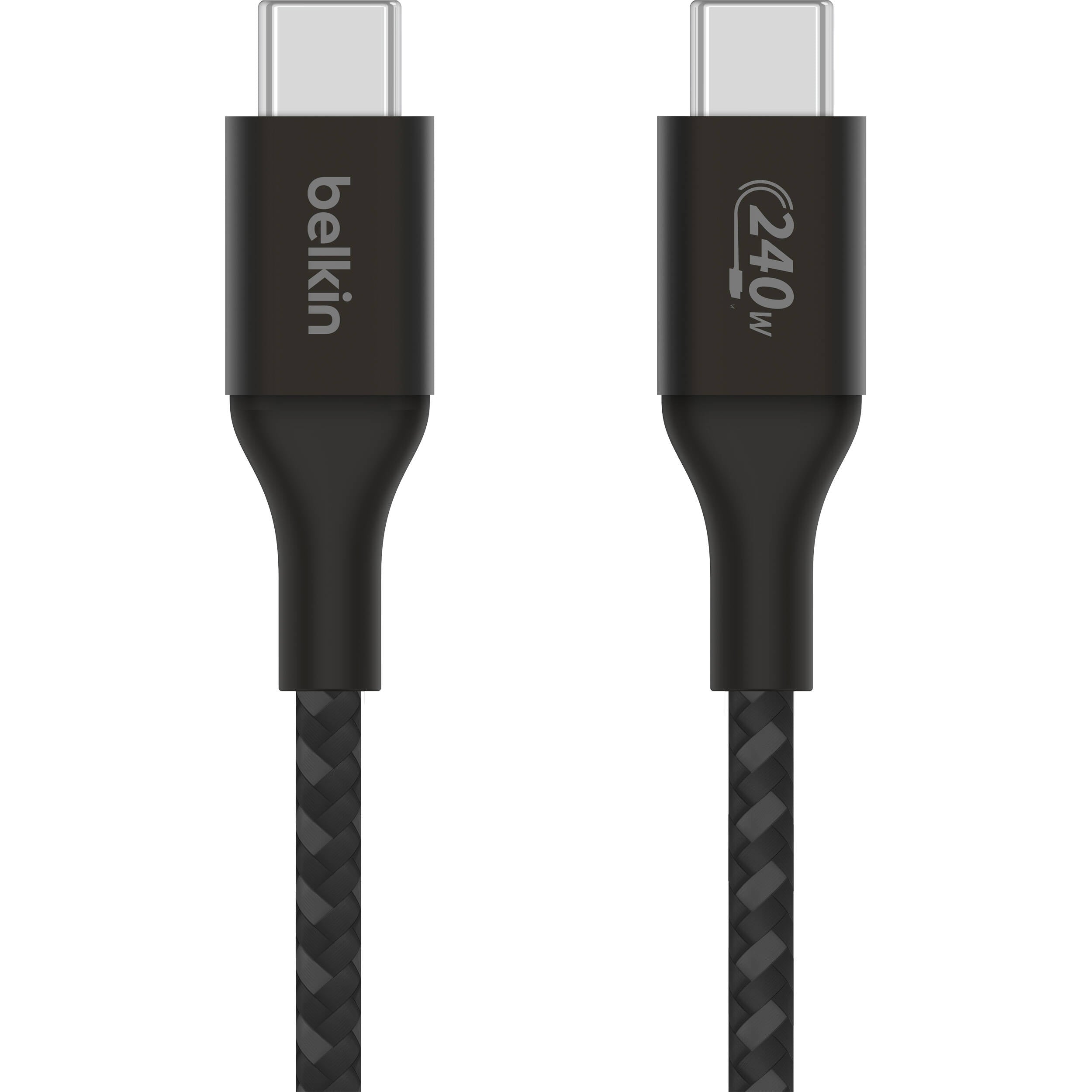 Belkin 6.6' BoostCharge 240W USB-C Cable (Black)