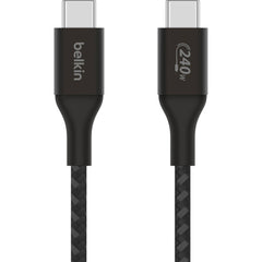 Belkin 6.6' BoostCharge 240W USB-C Cable (Black)