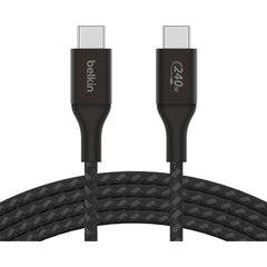 Belkin 6.6' BoostCharge 240W USB-C Cable (Black)