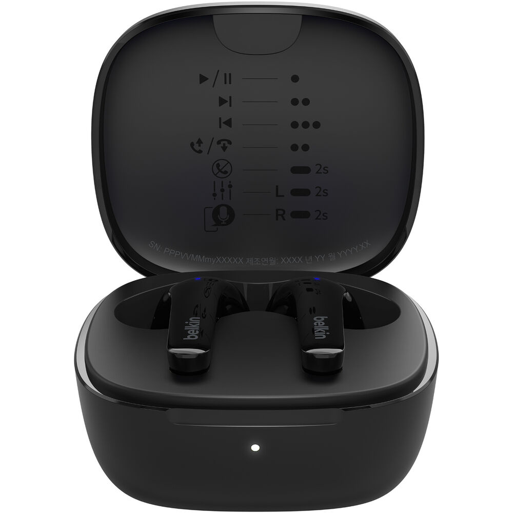 Belkin SoundForm Motion True Wireless Earbuds (Black)