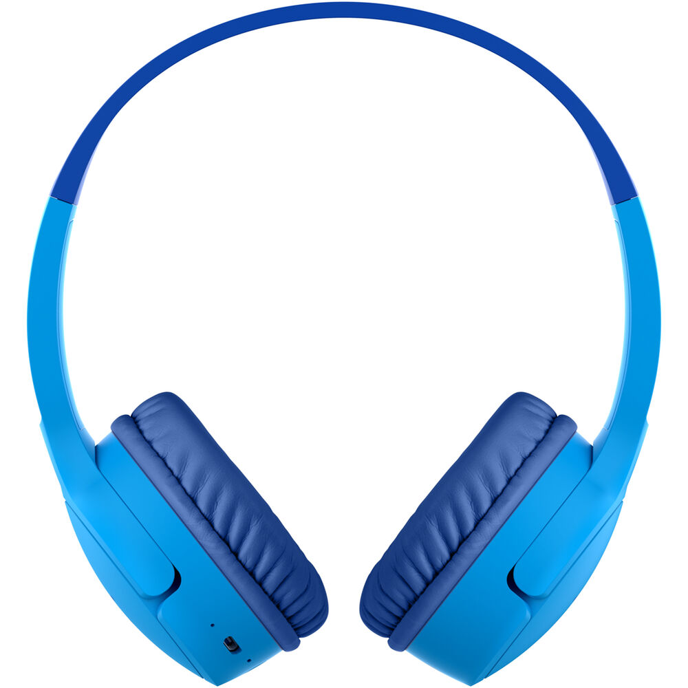 Belkin SoundForm Mini On-Ear Wireless Headphones for Kids (Blue)