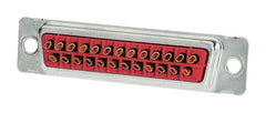 HARTING 9674154715 D Sub Connector, IP67, 15 Contacts, Receptacle, DA, Brass Body, Solder