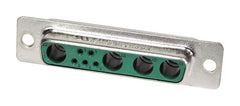 HARTING 9693017094 D Sub Connector Housing, 9W4, 9 Ways, Combo Layout D Sub, DB, Receptacle, Steel Body