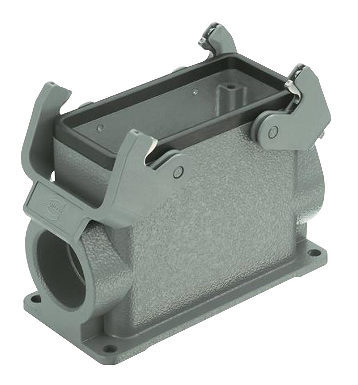 HARTING 19300160271 Heavy Duty Connector, Base, Panel Mount, Aluminium Body, 2 Lever, 16B