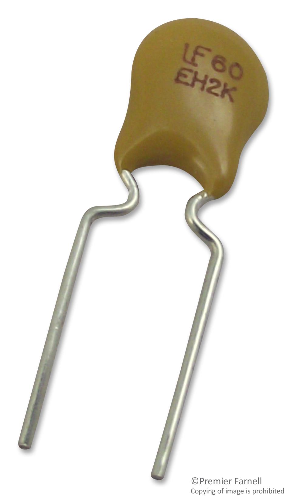 Littelfuse 60R030XU 60R030XU Resettable Fuse Pptc Polyfuse 60R 60 VDC 300 mA 600 3 s Round