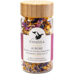 âAuroreâ Edible Flower Petals: Sunflower, Cornflower, Rose