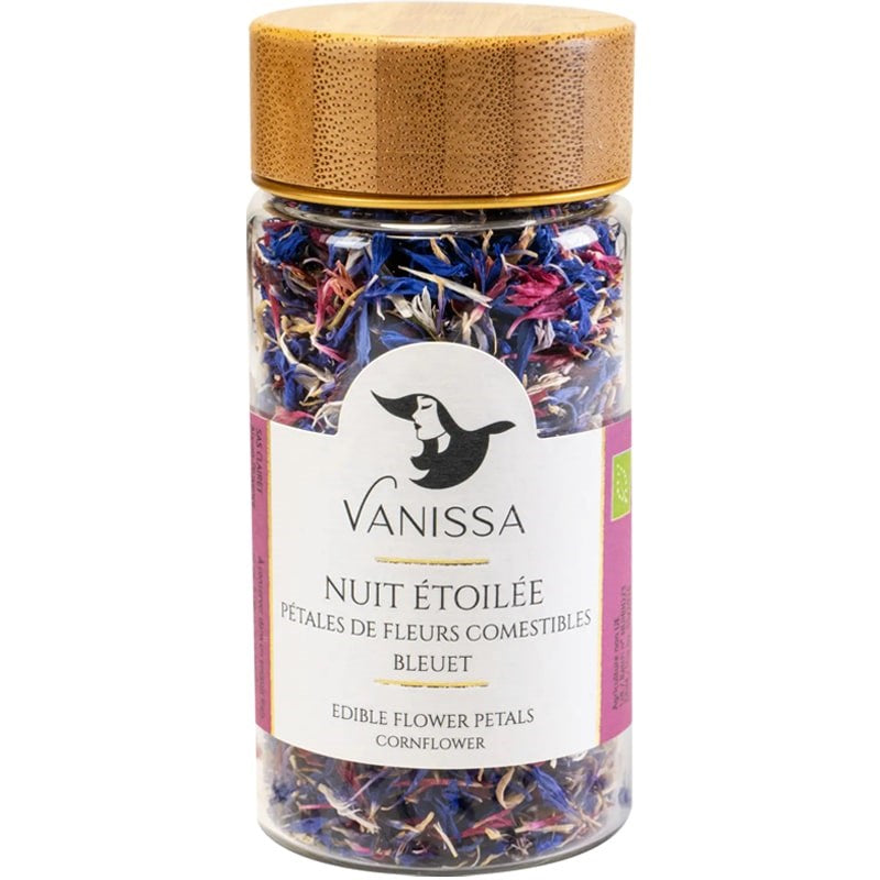 âStarry Nightâ Edible Flower Petals: Cornflower